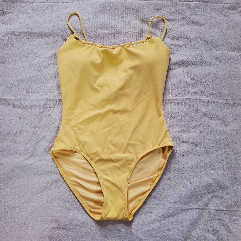 Sperry One-piece Swimsuit- Yellow S/P